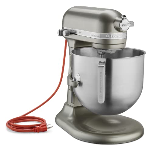 KitchenAid 8-Quart Commercial Countertop Mixer - Silver