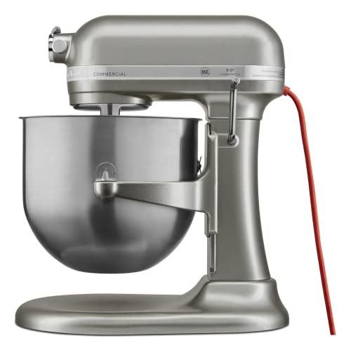 KitchenAid 8-Quart Commercial Countertop Mixer - Silver