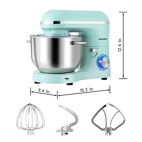 Aucma Kitchen Stand Mixer with 6-Speed Tilt-Head
