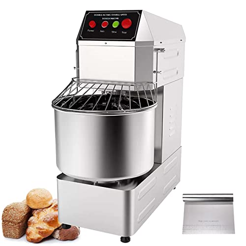Commercial Electric Dough Mixer with Double Action Spiral Mixing