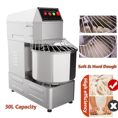 Commercial Electric Dough Mixer with Double Action Spiral Mixing