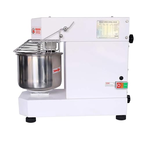 5 Qt Commercial Dough Mixer with Spiral Stand