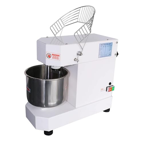 5 Qt Commercial Dough Mixer with Spiral Stand