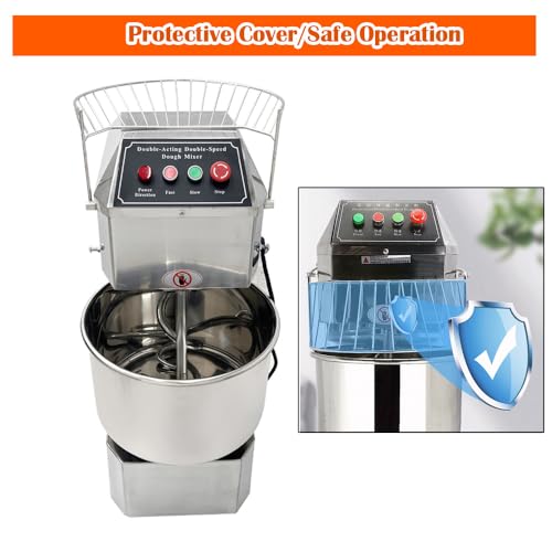 30QT Double Action Spiral Stand Mixer for Commercial Kitchens