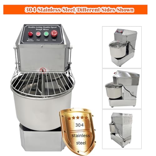 30QT Double Action Spiral Stand Mixer for Commercial Kitchens