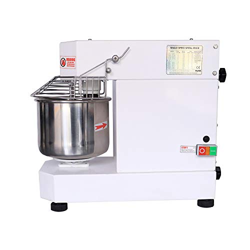 5 Qt Hakka Commercial Spiral Dough Mixer with Timer