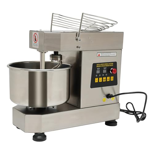 10.5Qt Spiral Mixer 1000W Dual Rotating Dough Kneading
