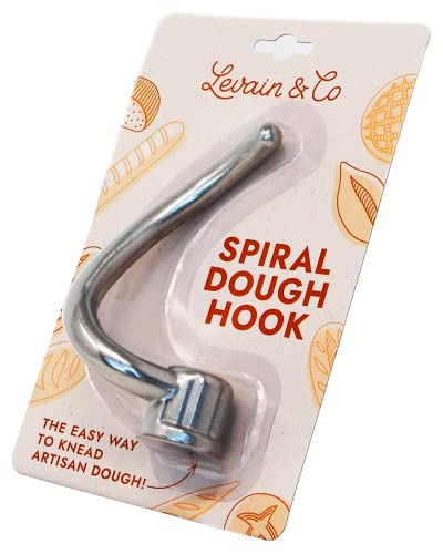 Levain & Co Stainless Steel Spiral Dough Hook
