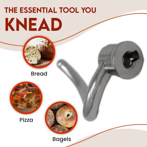 Levain & Co Stainless Steel Spiral Dough Hook