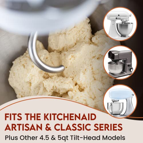 Levain & Co Stainless Steel Spiral Dough Hook