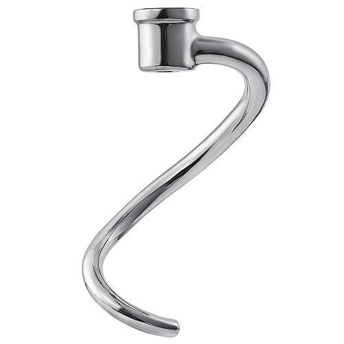 Lawenme 6 QT Stainless Steel Dough Hook for KitchenAid