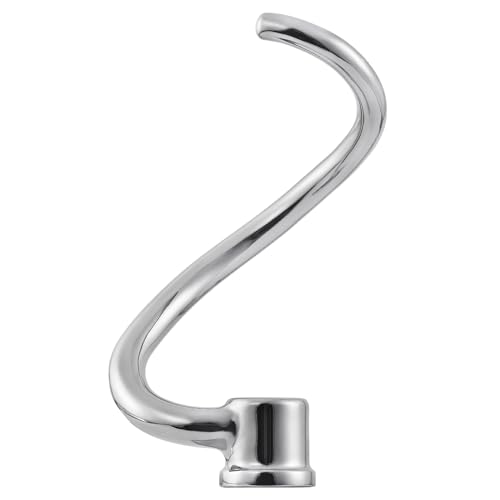 Lawenme 6 QT Stainless Steel Dough Hook for KitchenAid
