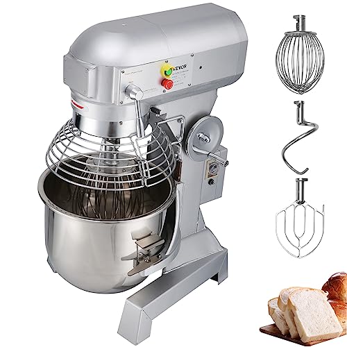 Commercial 30Qt Food Mixer with Timing Function