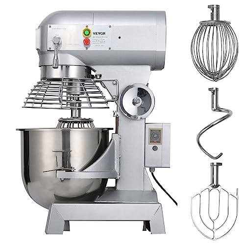 Commercial 30Qt Food Mixer with Timing Function