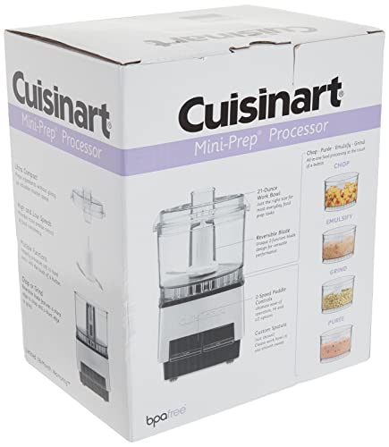 Cuisinart Mini PREP Food Processor, 2.63 Cup, Silver
