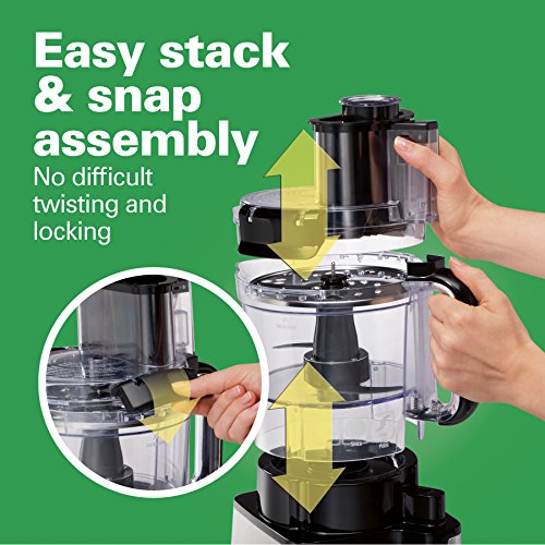 Hamilton Beach Stack & Snap Food Processor - 12 Cup