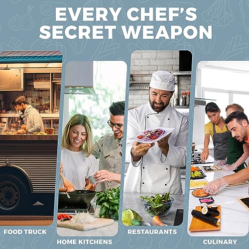 Tartle Kitchen Commercial Food Processor - 550W Vegetable Slicer