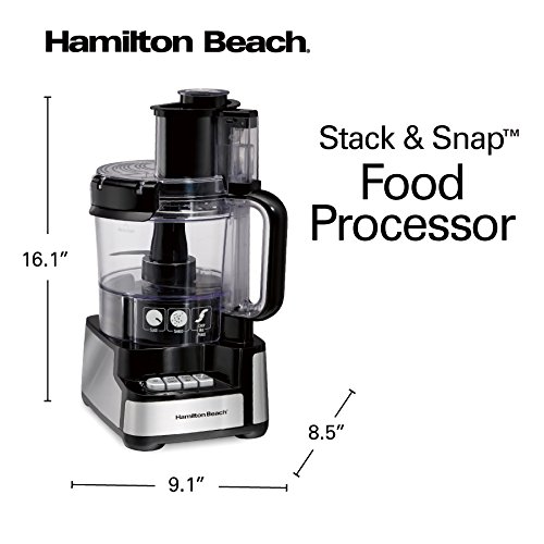 Hamilton Beach Stack & Snap Food Processor - 12 Cup