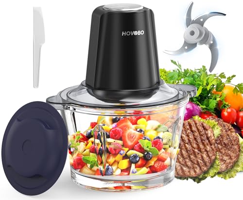 HOVOBO Electric Meat Grinder & Food Processor Combo