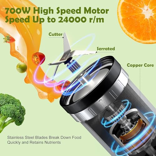 700W Electric Blender Mixer Grinder Food Processor Combo