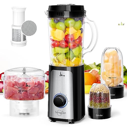 Sangcon 5 in 1 Blender and Food Processor Combo