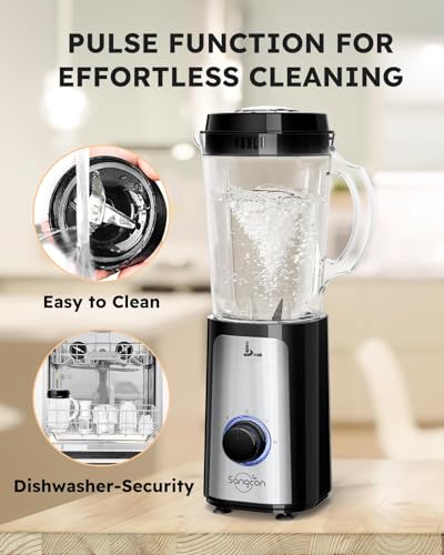 Sangcon 5 in 1 Blender and Food Processor Combo