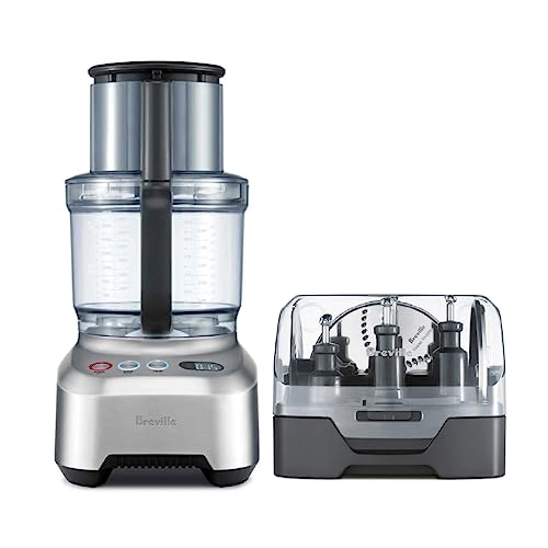 Breville 16 Cup Food Processor, Brushed Stainless Steel