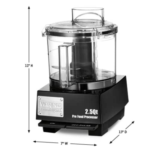 Waring Commercial Space-Saving Batch Bowl Food Processor