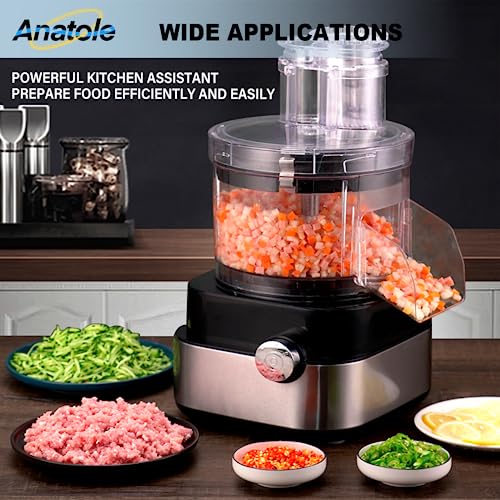 Anatole Commercial Food Processor 20-Cup Electric Vegetable Dicer