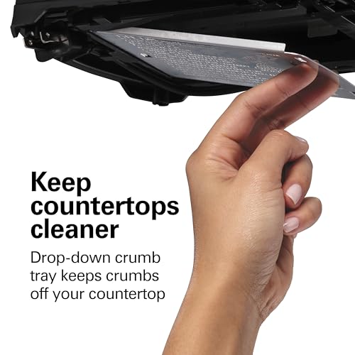 Hamilton Beach 2 Slice Wide Slot Toaster, Black