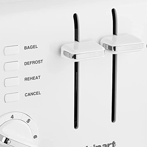 Cuisinart 4-Slice White Compact Plastic Toaster