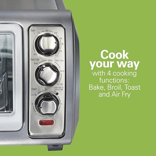 Hamilton Beach Air Fryer Toaster Oven Combo, 4 Functions