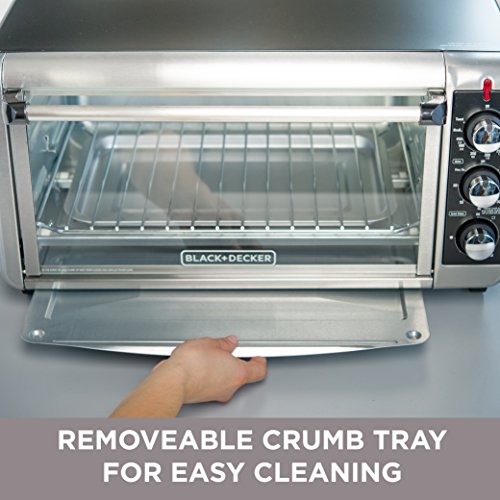 BLACK+DECKER 8-Slice Convection Toaster Oven - Stainless Steel