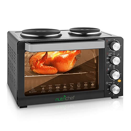NutriChef 30 Quarts Convection Oven with Turbo Grilling