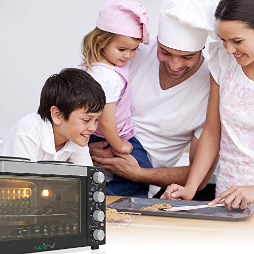 NutriChef 30 Quarts Convection Oven with Turbo Grilling