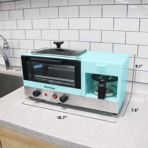 Elite Gourmet 3-in-1 Breakfast Center Kitchen Appliance
