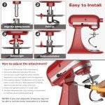 GVODE Stainless Steel Spiral Dough Hook for KitchenAid