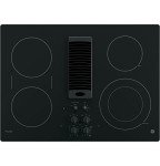 GE Profile Series Electric Cooktop, 30", Black