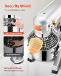 Happybuy 15Qt Commercial Food Mixer with Timing Function