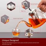 Glass Teapot with Stainless Steel Infuser, 40oz