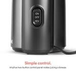 NutriBullet Slow Juicer, GrayClearBlackMulti-color, Model NBJ50300