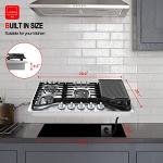 5-Burner Gas Cooktop with Reversible Grill/Griddle
