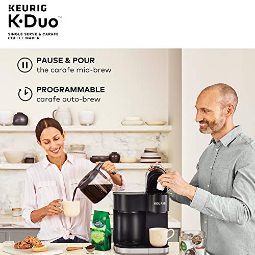 Keurig K-Duo Coffee Maker - Brews K-Cups and Ground Coffee