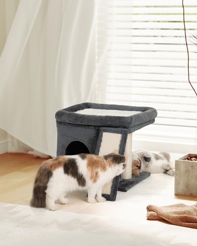 Aechonow Large Cat Tree Tower with Cozy Platform