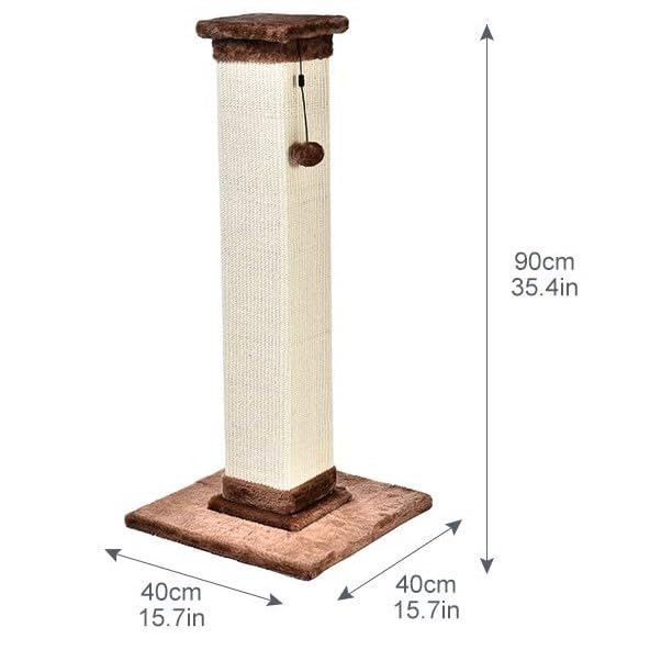 Large Amazon Basics Cat Scratching Post with Jute