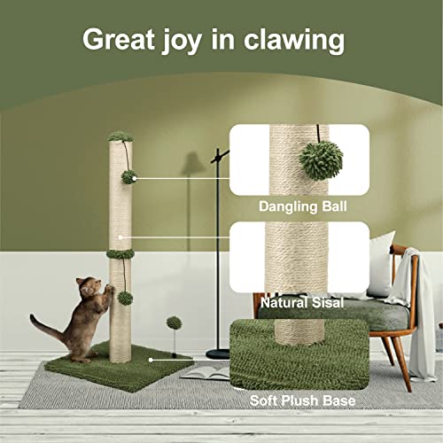 34" Tall Premium Sisal Cat Scratching Post Tower
