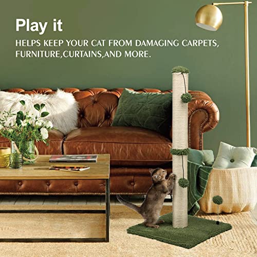 34" Tall Premium Sisal Cat Scratching Post Tower