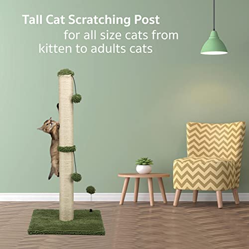 34" Tall Premium Sisal Cat Scratching Post Tower