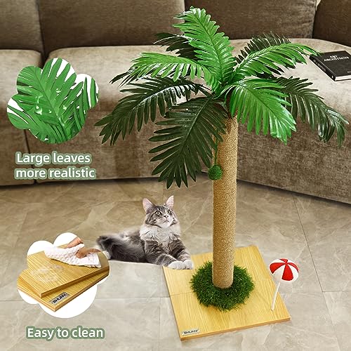 32" Tall Sisal Cat Scratching Post with Ball