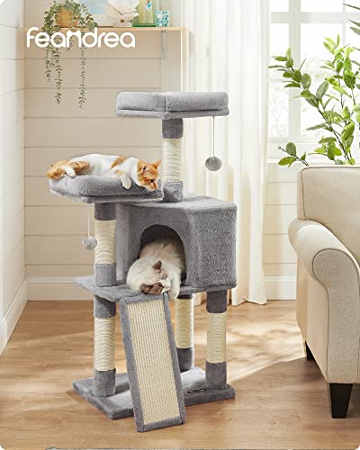 Feandrea 45.3-Inch Cat Tower with Scratching Post